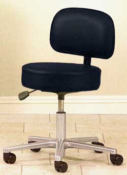 Select Pneumatic Stool with Backrest