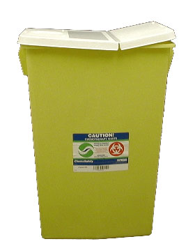 chemo 18 gallon container