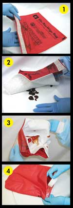 Bio Wipe Bags 4 Steps
