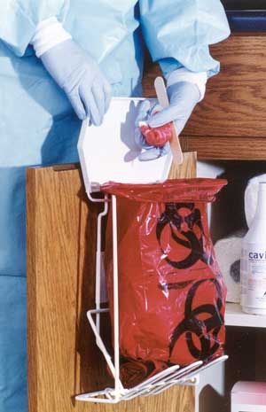 Rack and Bag Waste Disposal System