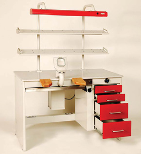 Ergotech Dental Lab Workstation