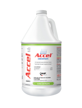Accel Concentrate AHP Cleaner/Disinfectant 1 Gallon