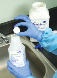 tablet formulatino makes mixing BruTab easier and more accurate.