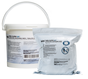Sani-Cloth AF3 Alcohol Free Germicidal Wipes in Pail and Refill Pouch
