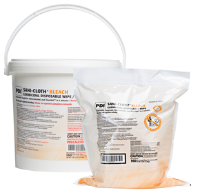 Sani-Cloth Bleach Wipes Pail and Refill POuch