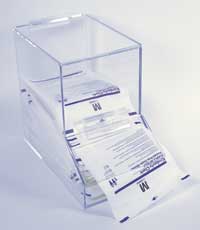 Acrylic Large Bin With Kimberly Clark Sterile Gloves