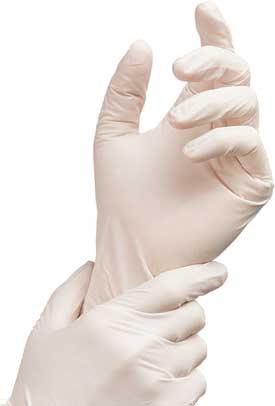 Adenna White Nitrile Powder Free Exam Gloves