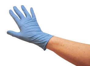 GentleGuard Blue Nitrile Exam Glove
