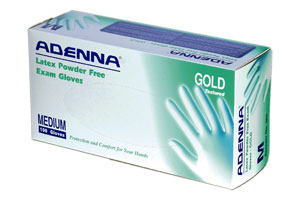 Adenna Gold Latex, Powder Free, Gloves