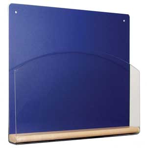 X Ray Chart Holder in Navy with Maple