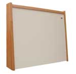 Oak Wall Desk Closed