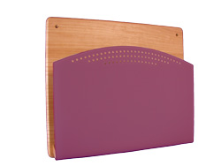 Claret and Cherry Finish HIPAA Compliant Chart Holder