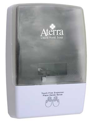Motion activated liquid hand soap dispenser