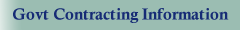 Government Contracting Information
