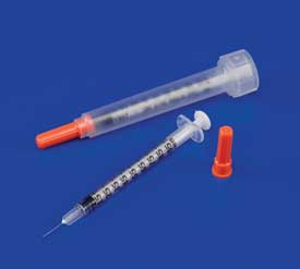 Insulin Syringe in Rigid Pack