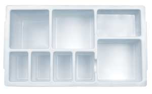 Insert for blood collection tray