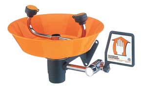 Eye Wash Wallmount Orange
