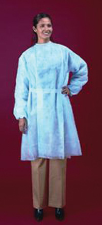 Blue Isolation Gown