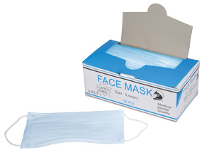 Blue Fluid Resistant PRocedure Mask