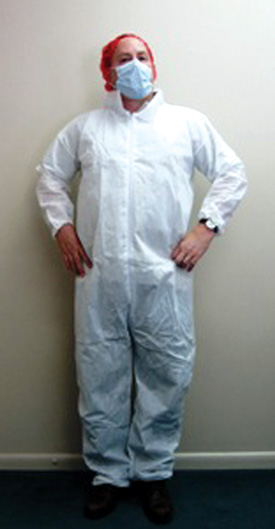 SMS Coverall in White