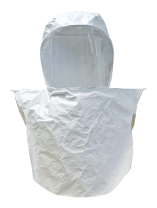 Hood with Face Shield and Bibs