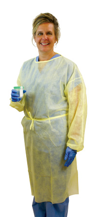 Yellow Isolation Gown