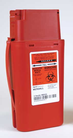 1 QT Portable Sharps Container