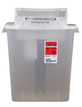 Clear Sharp Container 3 gallon