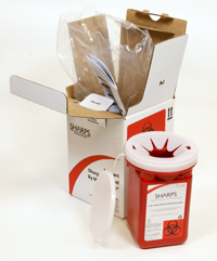 MailAway step 1 remove from container and save box