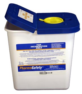 Pharma Safety 2 gallon container