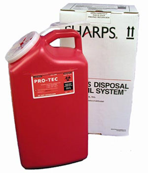 Mail Away Sharps Container 3 gallon