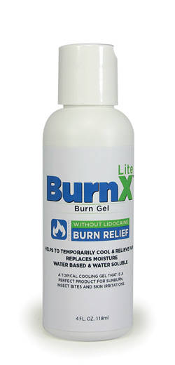 BurnX Lite Cooling Gel 4 oz bottle