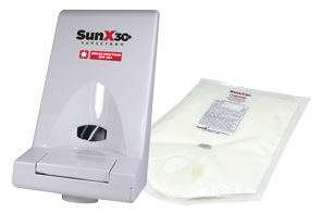 SunX SPF30+ Sunscreen Lotion Wall Mount Dispenser