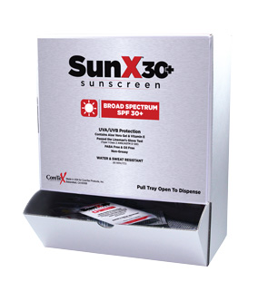 SunX SPF30+ Sunscreen Lotion Pouch Wall Mount Dispenser