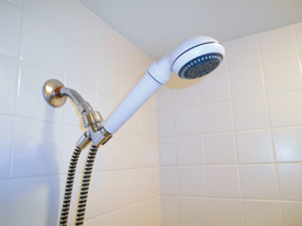 CleanSpray HandShower installed in a shower