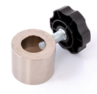 Stainless Steel Collar and Black Plasic Knob for Deluxe IV Pole