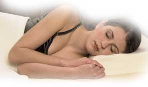 Memory Pillow In Use
