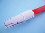 Plastic clip is easy to install and simple to use