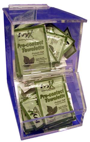 Acrylic Box Storage Bin with Flip Top Openings
