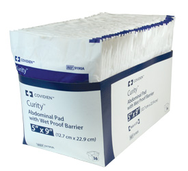 Curity Abdominal Pad 5" x 9" Sterile