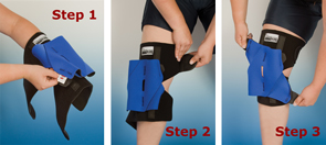 Power Wrap Knee Brace 3 Steps