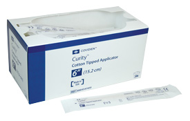 6" Sterile Curity Cotton Tipped Applicators